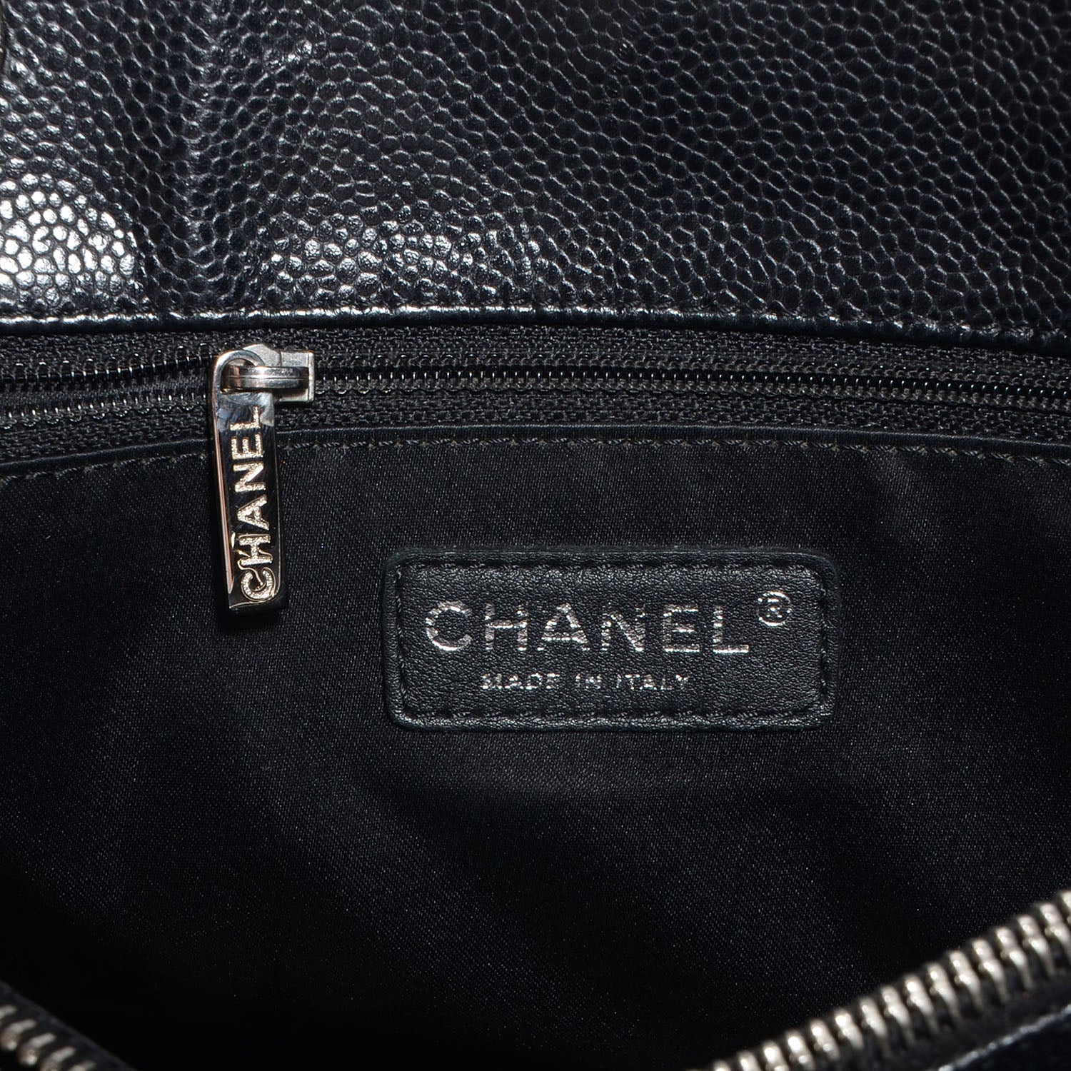 Chanel Caviar Grand Shopping Tote GST Black 6 of 7