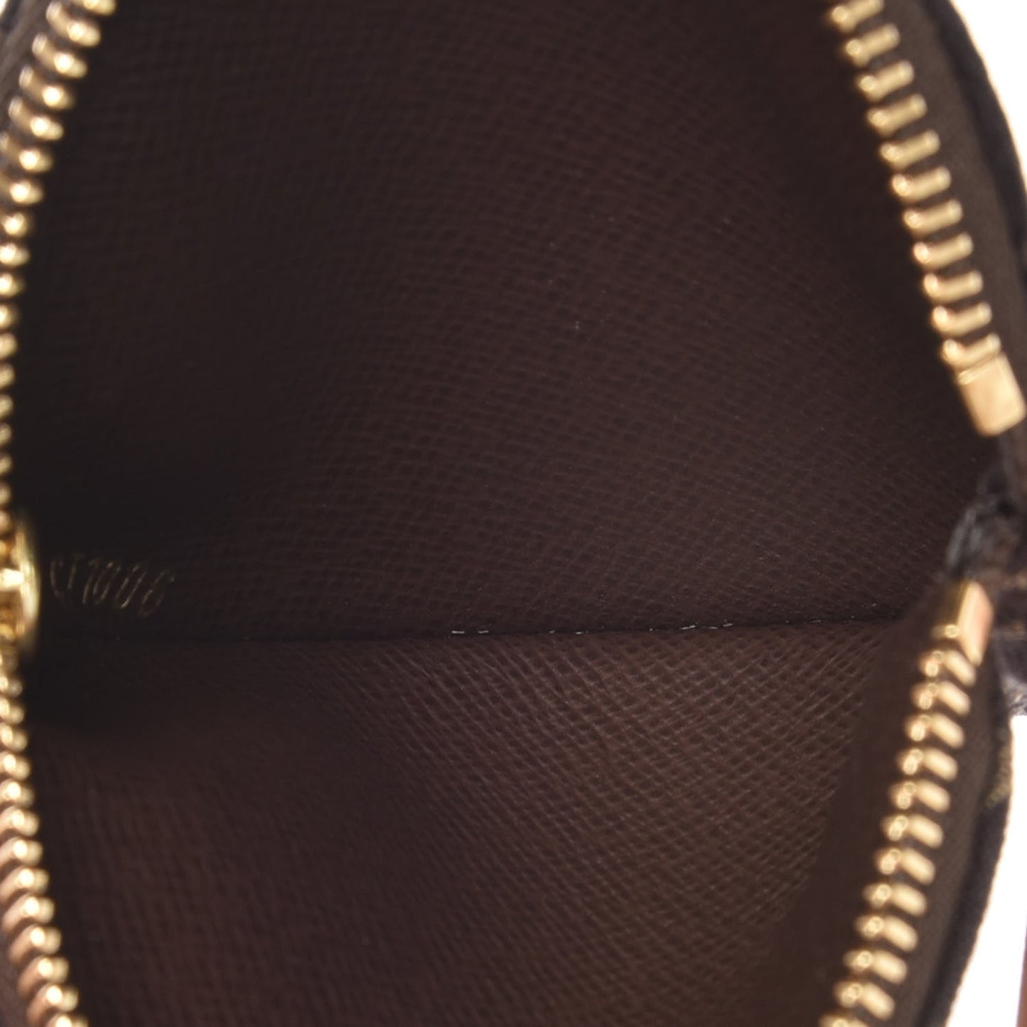 Mini Lin Round Coin Purse Ebene