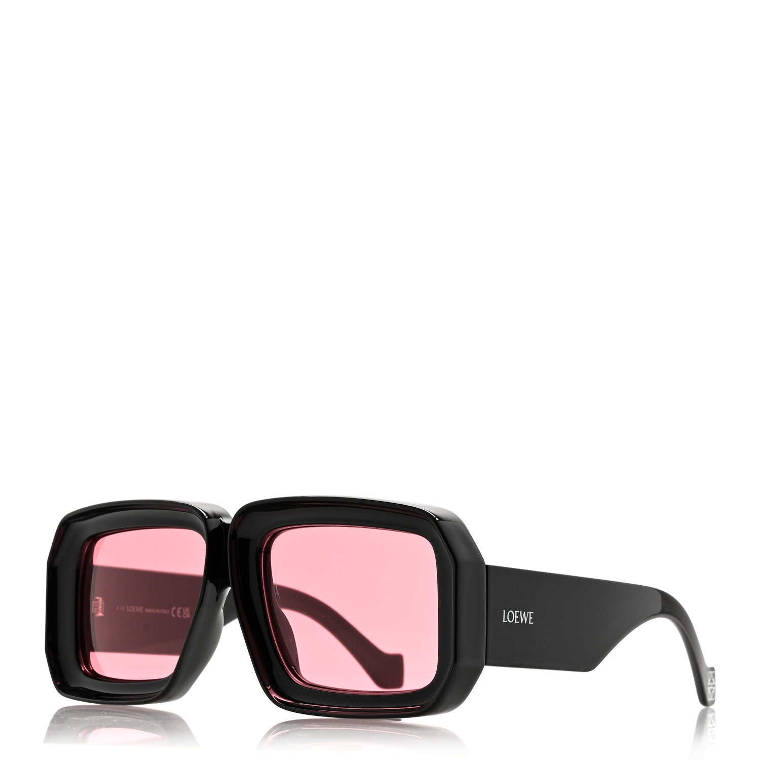 Loewe Acetate Paula's Ibiza Dive In Mask Sunglasses LW40064U Black