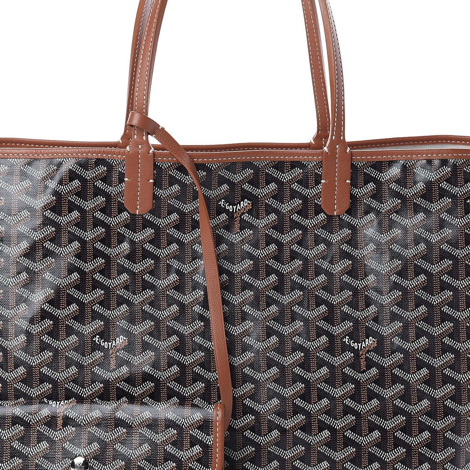 Goyard Goyardine Saint Louis PM Black Gold 6 of 8