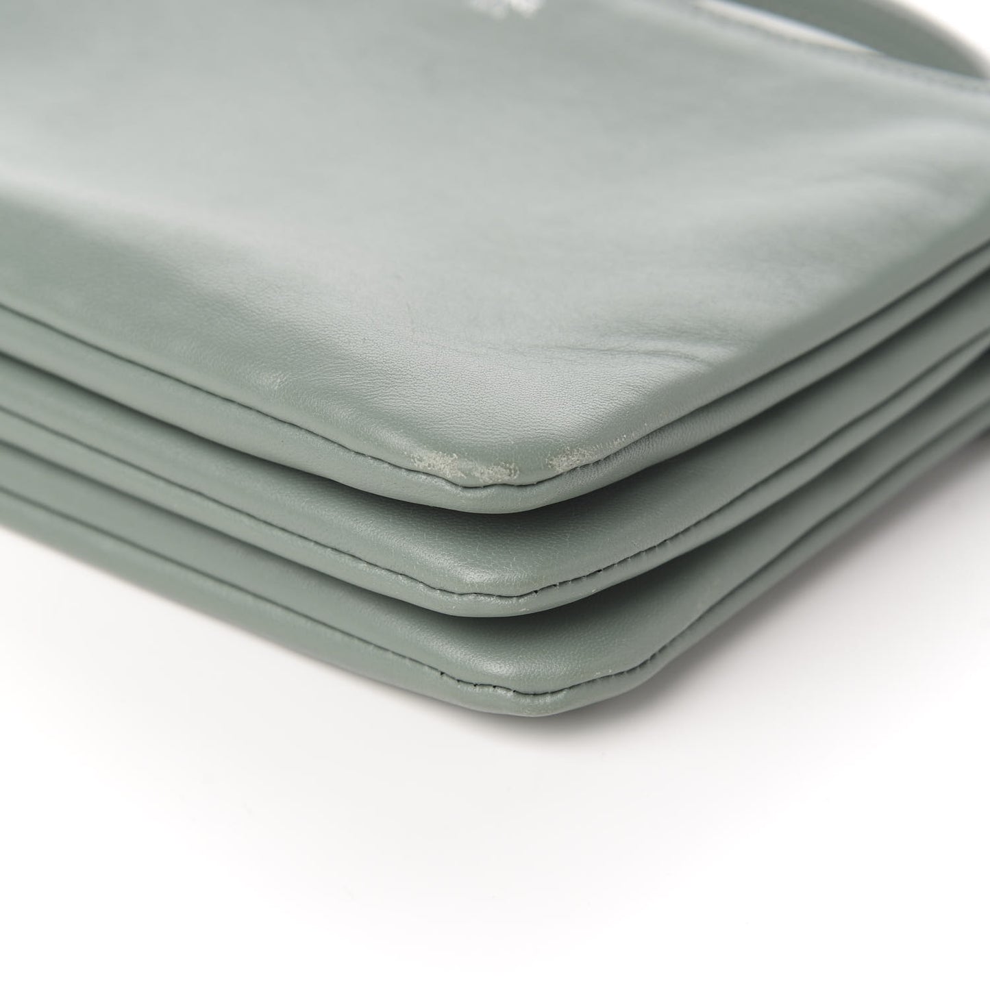 Lambskin Small Trio Crossbody Bag Celadon