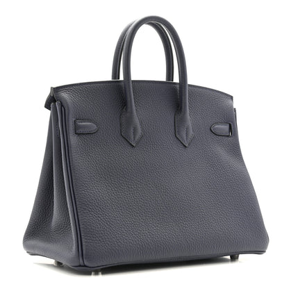 Hermes Togo Birkin 25 Bleu Nuit 3 of 11