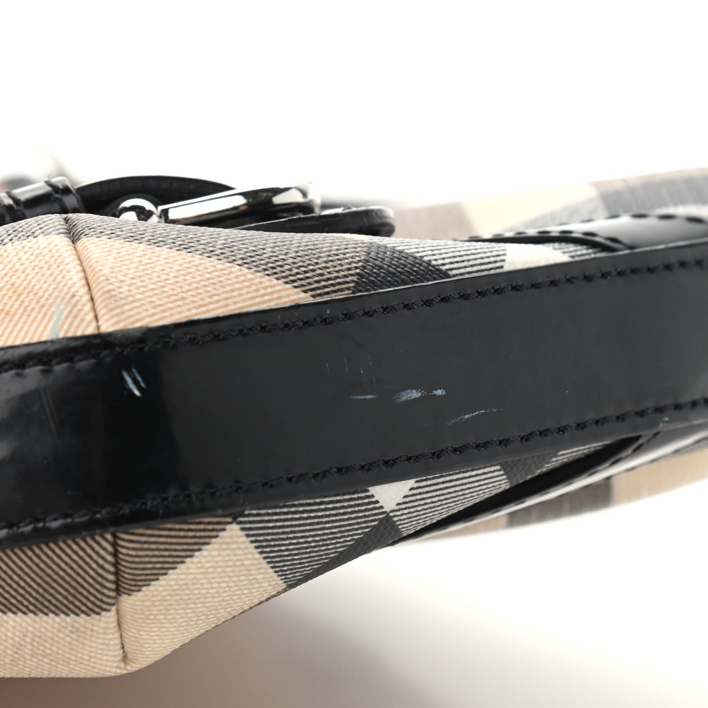 Supernova Check Buckle Hobo Black