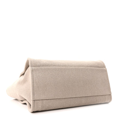 Chanel Mixed Fibers Medium Deauville Tote Beige Black 5 of 12