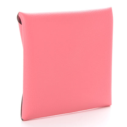 Hermes Chevre Mysore Bastia Coin Purse Rose Azalee 3 of 6