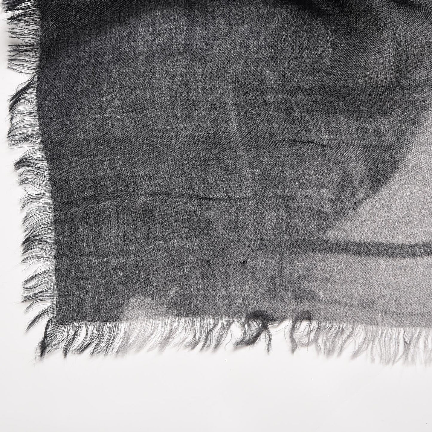 Cashmere CC Scarf Black White