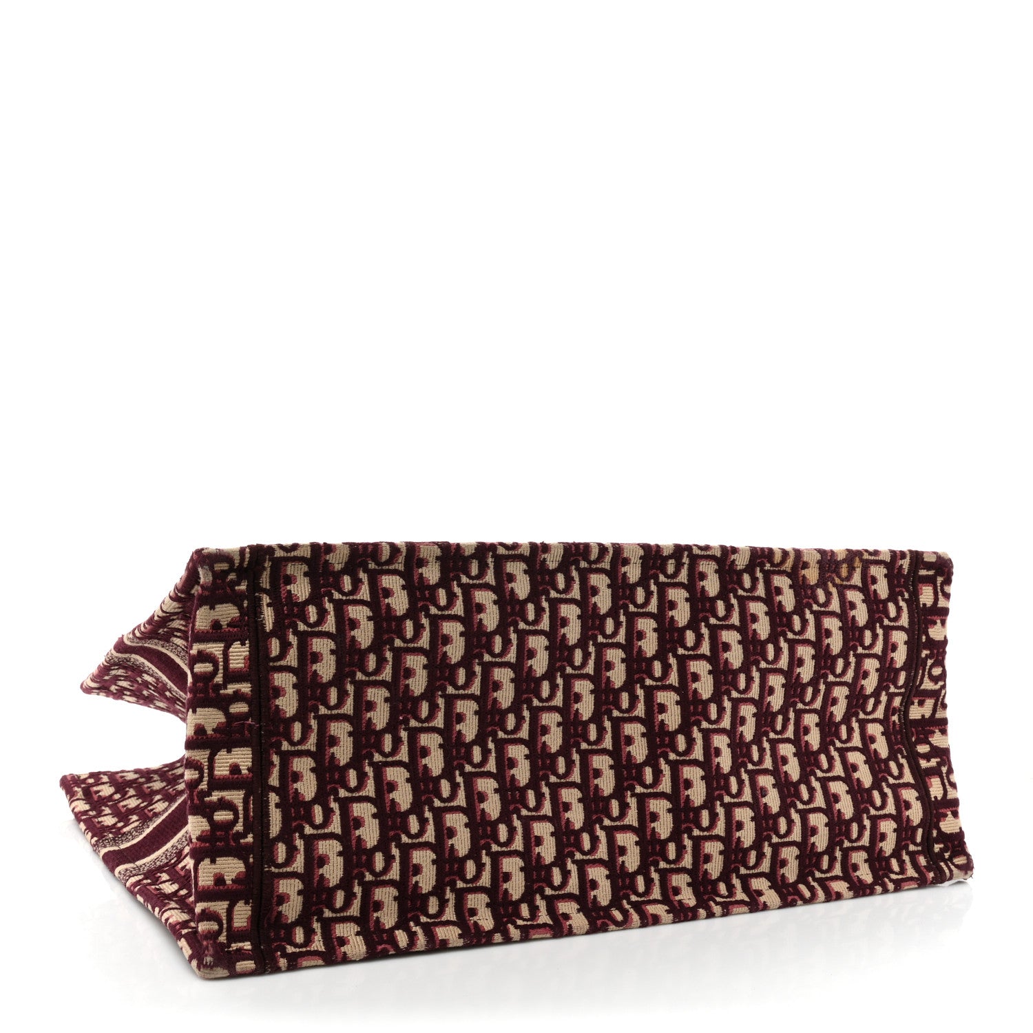 Christian Dior Oblique Large Book Tote Burgundy Multicolor 4 of 19