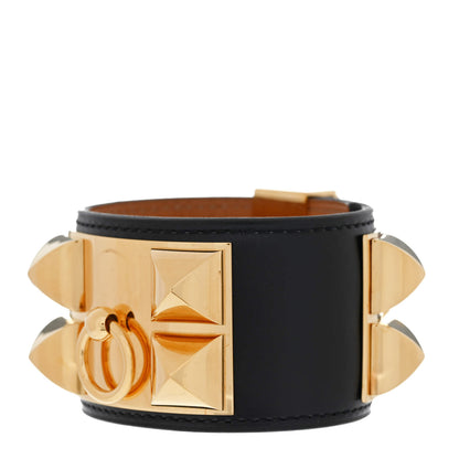 Hermes Box Collier De Chien CDC Bracelet S Black 1 of 7