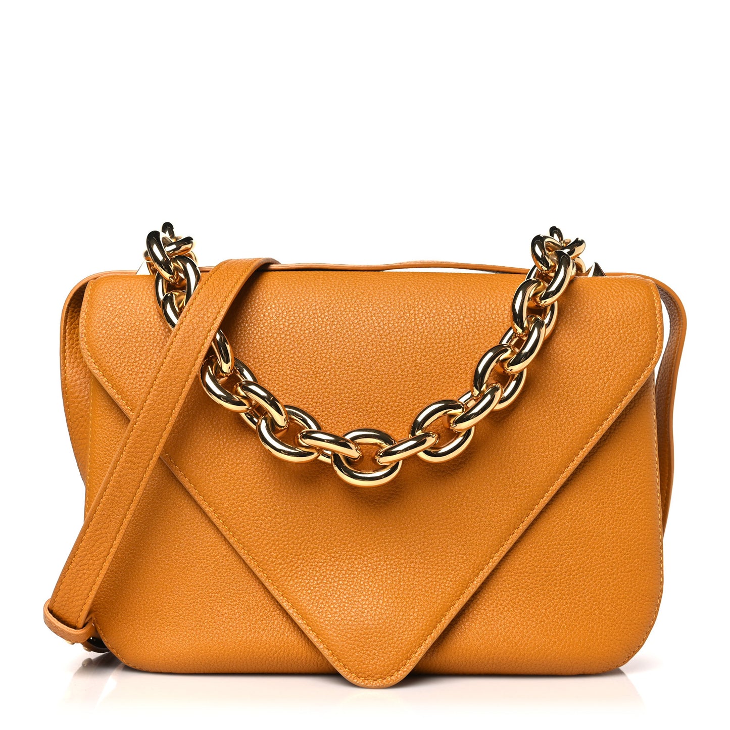 Calfskin Mount Envelope Bag Cob