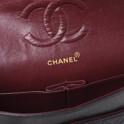 Chanel Lambskin Quilted Medium Double Flap Black 5 of 9
