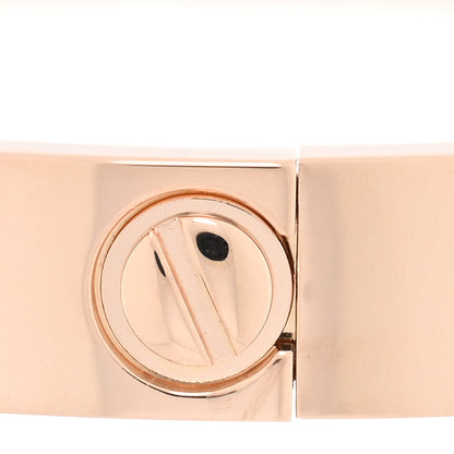 Cartier 18K Pink Gold 10 Diamond LOVE Bracelet 16 5 of 7