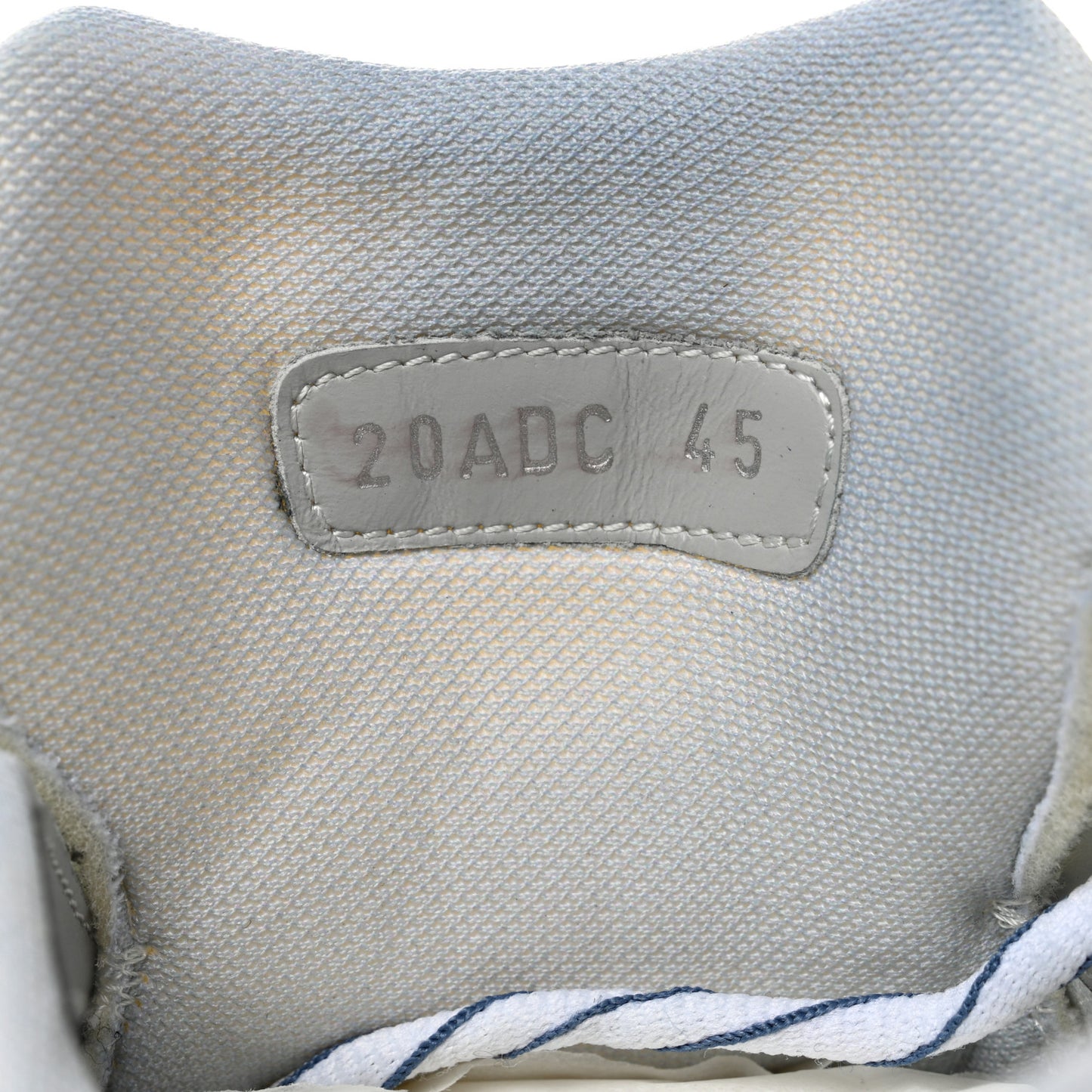 Calfskin Mens CD1 Sneakers 45 Blue White