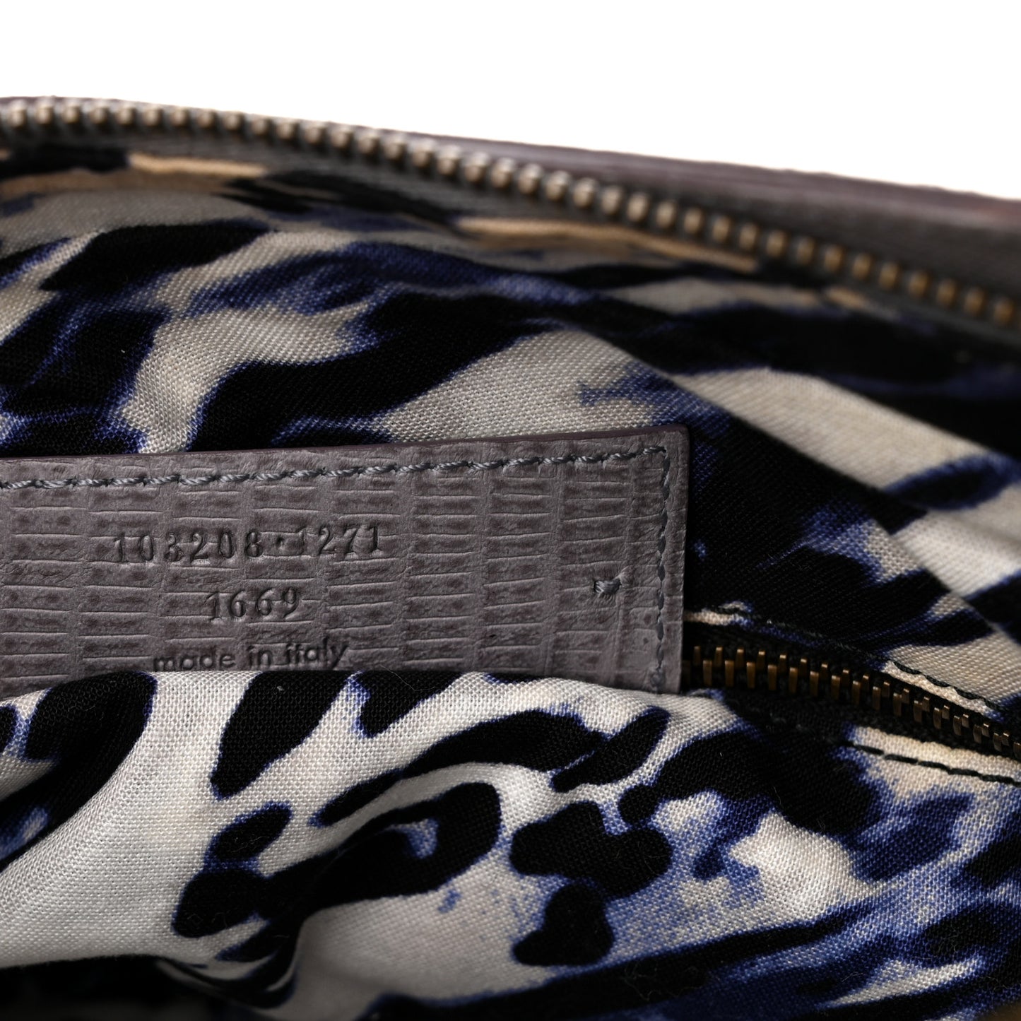 Agneau Lizard Embossed Classic Hardware First Fer