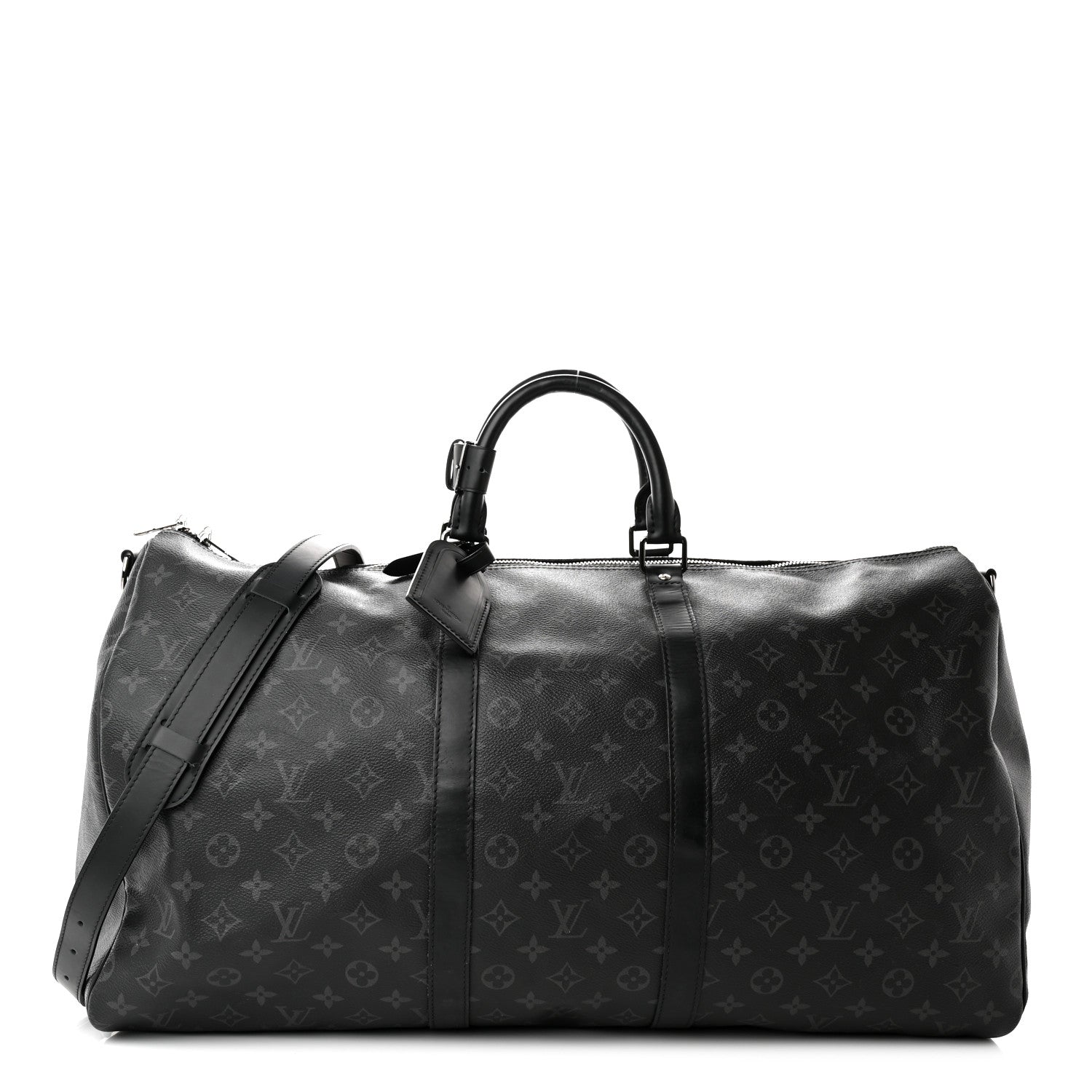 Louis Vuitton Monogram Eclipse Keepall Bandouliere 55 1 of 19