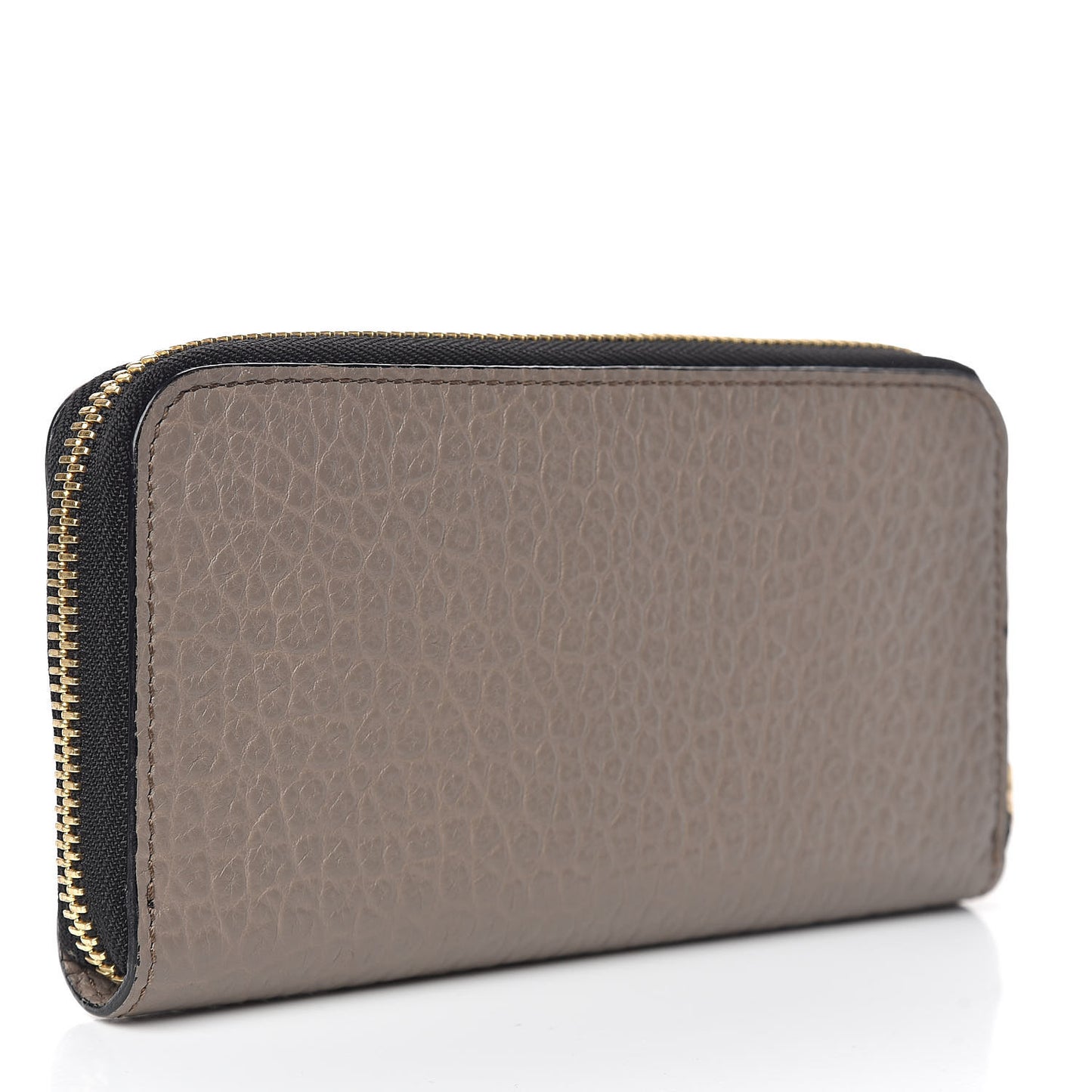 Heritage Grain Zip Around Wallet Pale Taupe