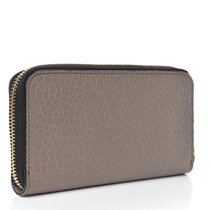 Burberry Heritage Grain Zip Around Wallet Pale Taupe 3 of 11