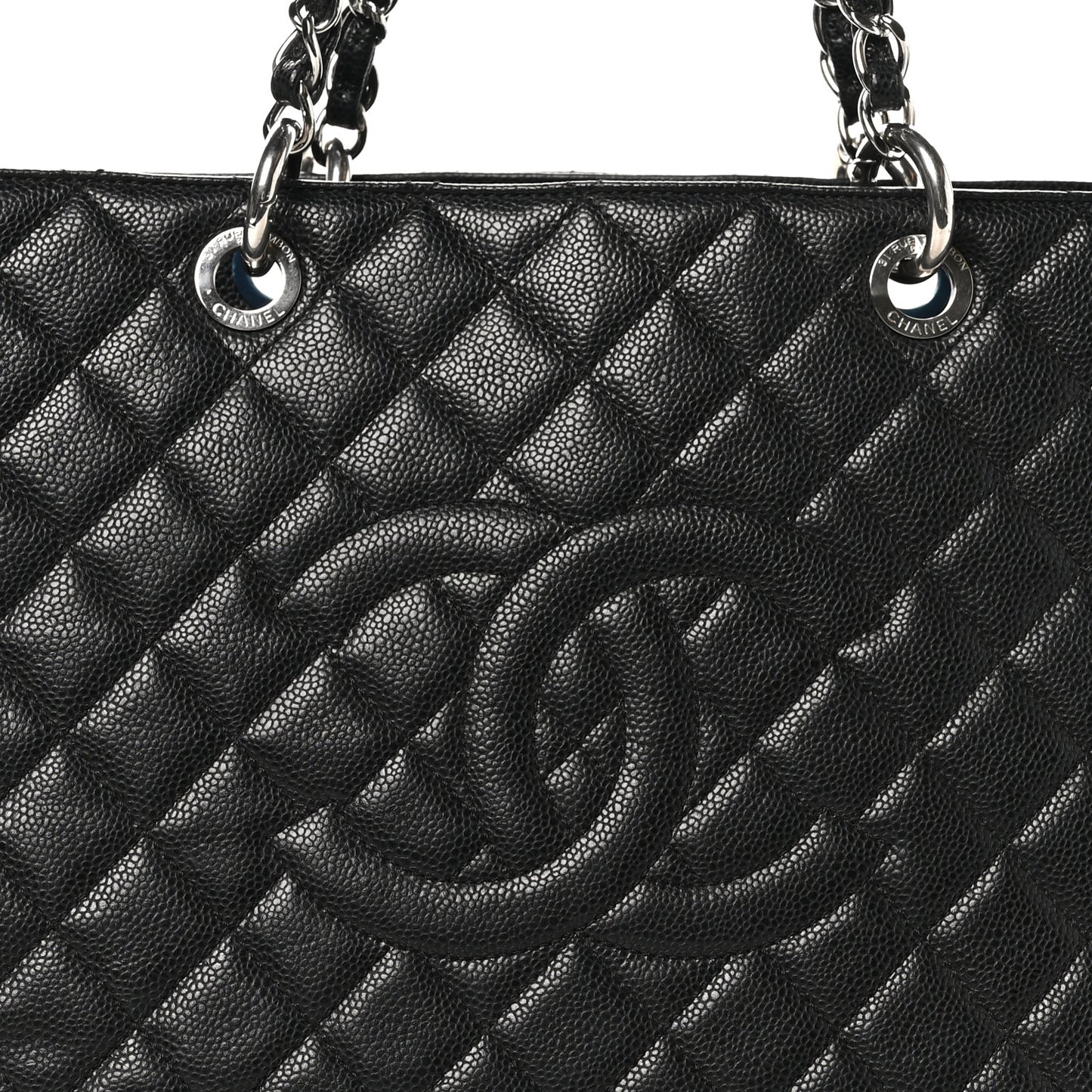 Caviar Quilted XL Grand Shopping Tote GST Black
