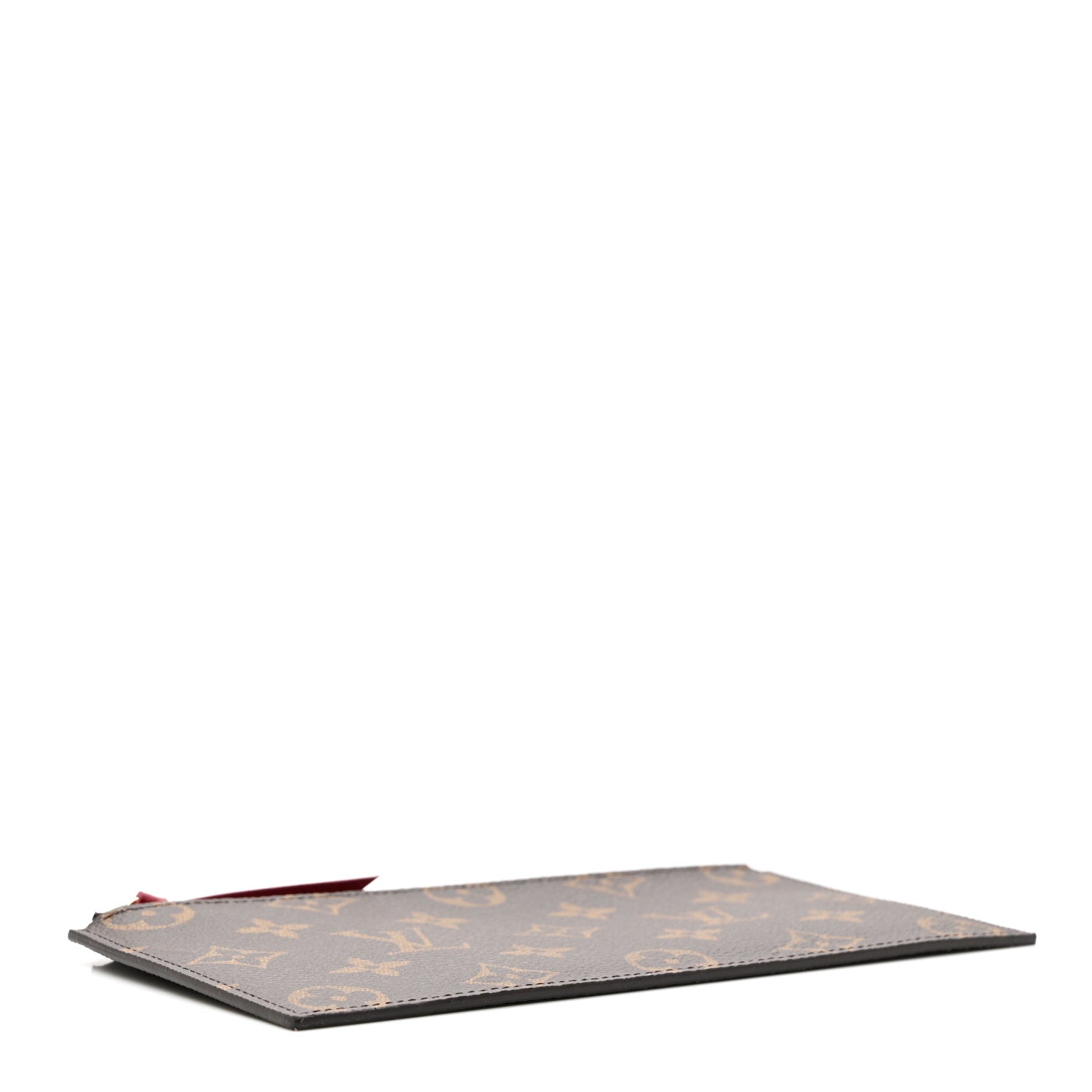 Louis Vuitton Monogram Felicie Chain Wallet Zippered Insert Fuchsia 4 of 6