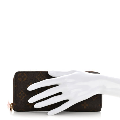 Louis Vuitton Monogram Clemence Wallet Rose Ballerine 2 of 11