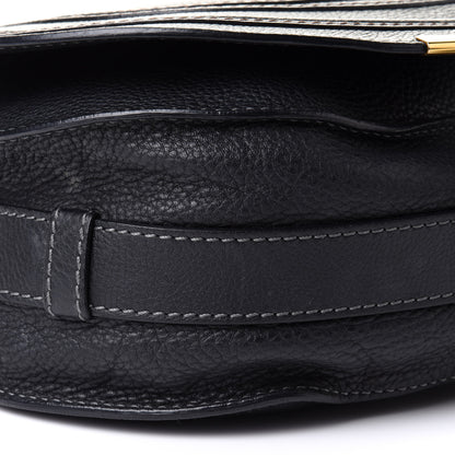 Chloe Calfskin Medium Marcie Round Crossbody Bag Black 10 of 11