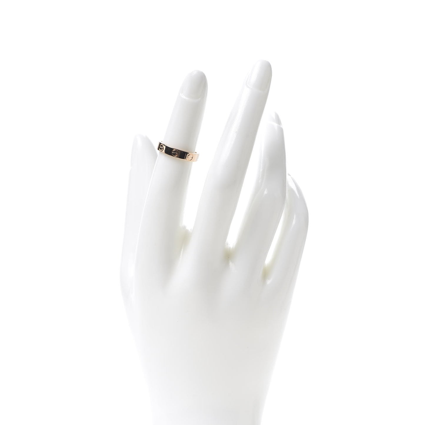 18K Pink Gold 3.5mm LOVE Wedding Band Ring 47 4