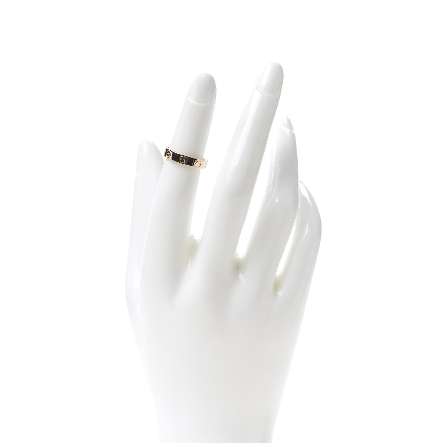 Cartier 18K Pink Gold 3.5mm LOVE Wedding Band Ring 47 4 2 of 4
