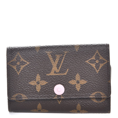 Louis Vuitton Monogram Multicles 6 Key Holder Rose Ballerine 1 of 10