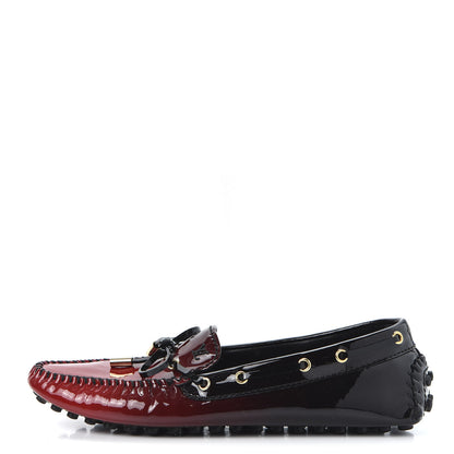 Louis Vuitton Patent Gloria Loafers 39 Red 1 of 9