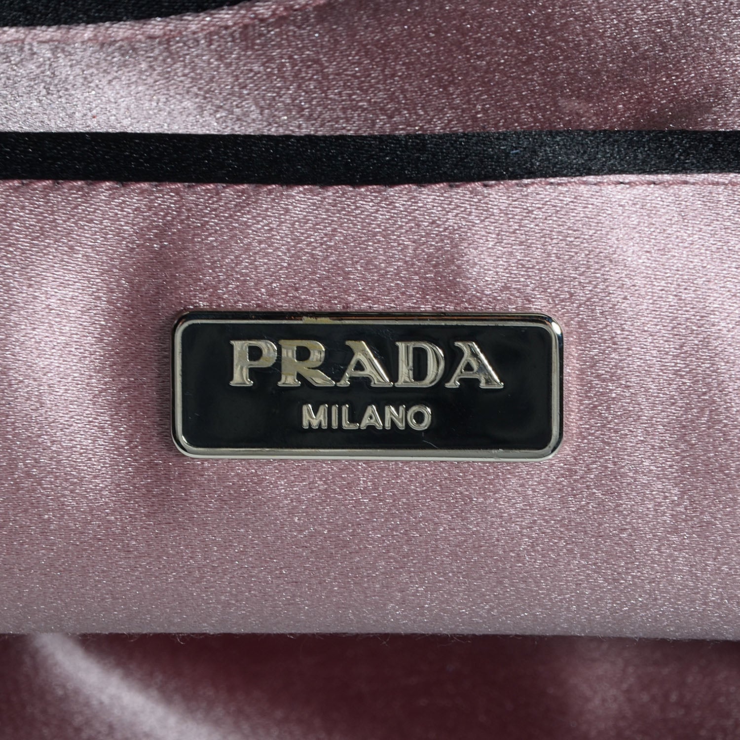 Prada Nappa Dressy Gaufre Ruched Flap Clutch Nero Black 6 of 9