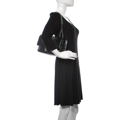 Chanel Patent Large Lucky Symbols Flap Black 2 of 11