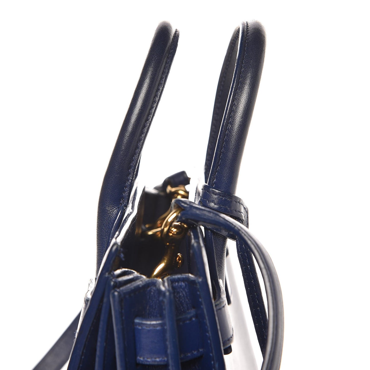 Calfskin Nano Sac De Jour Dark Blue