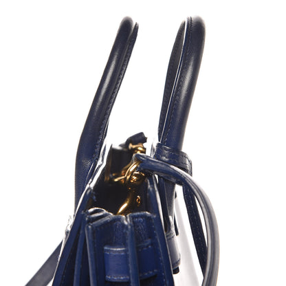 Saint Laurent Calfskin Nano Sac De Jour Dark Blue 18 of 19