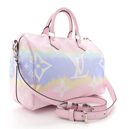 Louis Vuitton Monogram Escale Speedy Bandouliere 30 Pastel 3 of 14