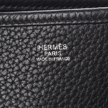 Hermes Taurillon Clemence Evelyne III GM Black 6 of 12