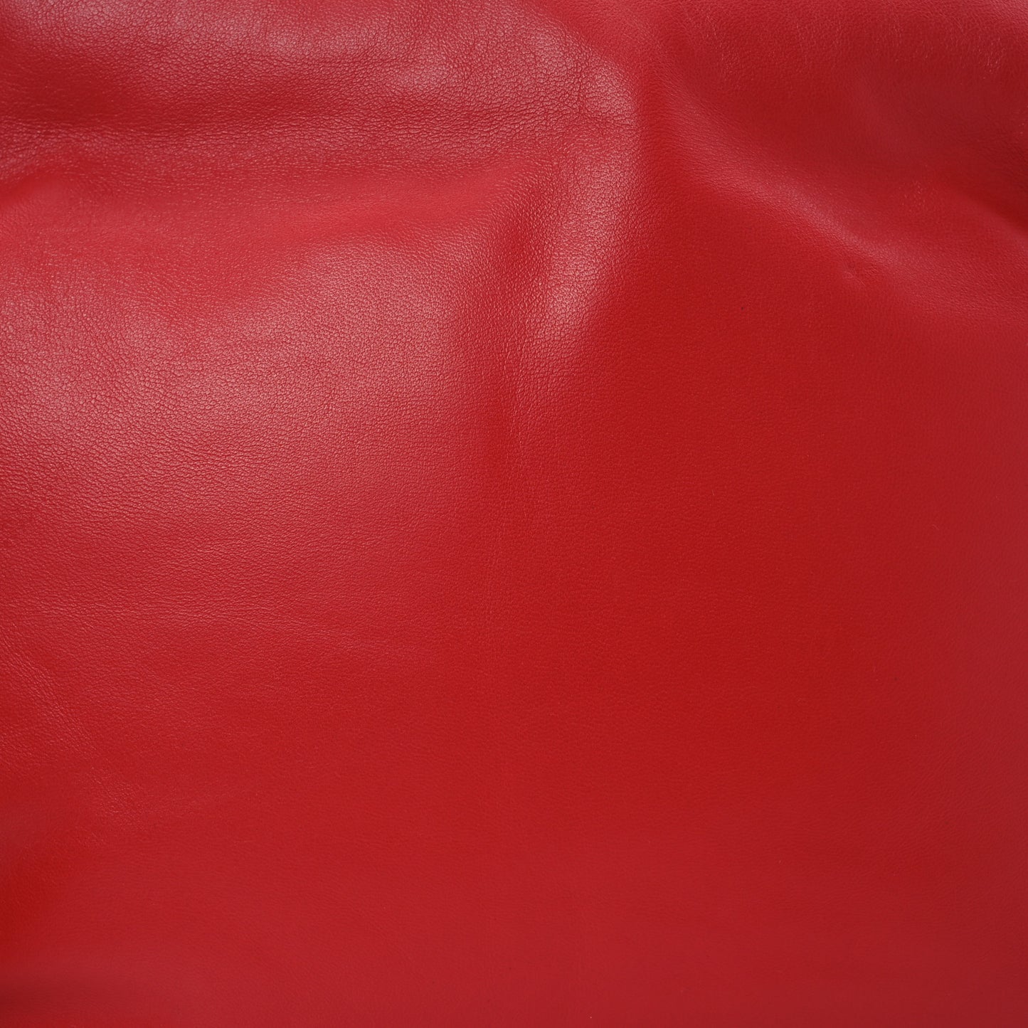 Calfskin Flamenco Puffer Knot Bag Red