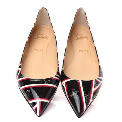 Christian Louboutin Patent Ribbon Ballalla Flats 37.5 Multicolor 5 of 10