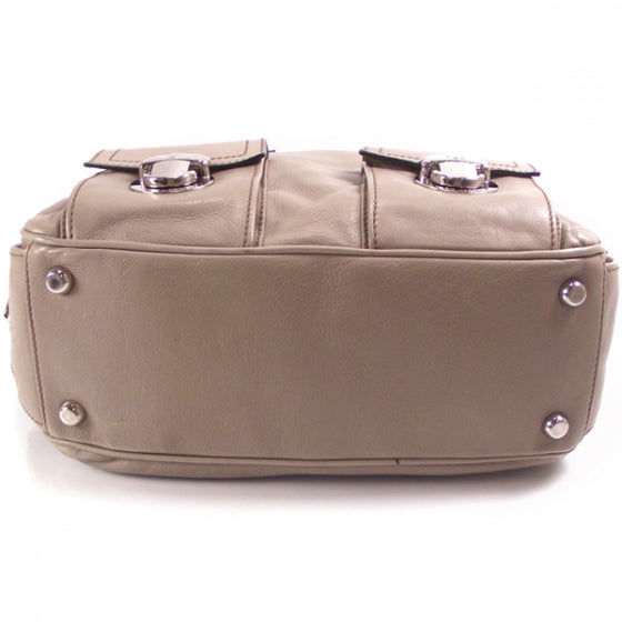 Marc Jacobs Leather Large Multipocket Hobo Taupe 4 of 12