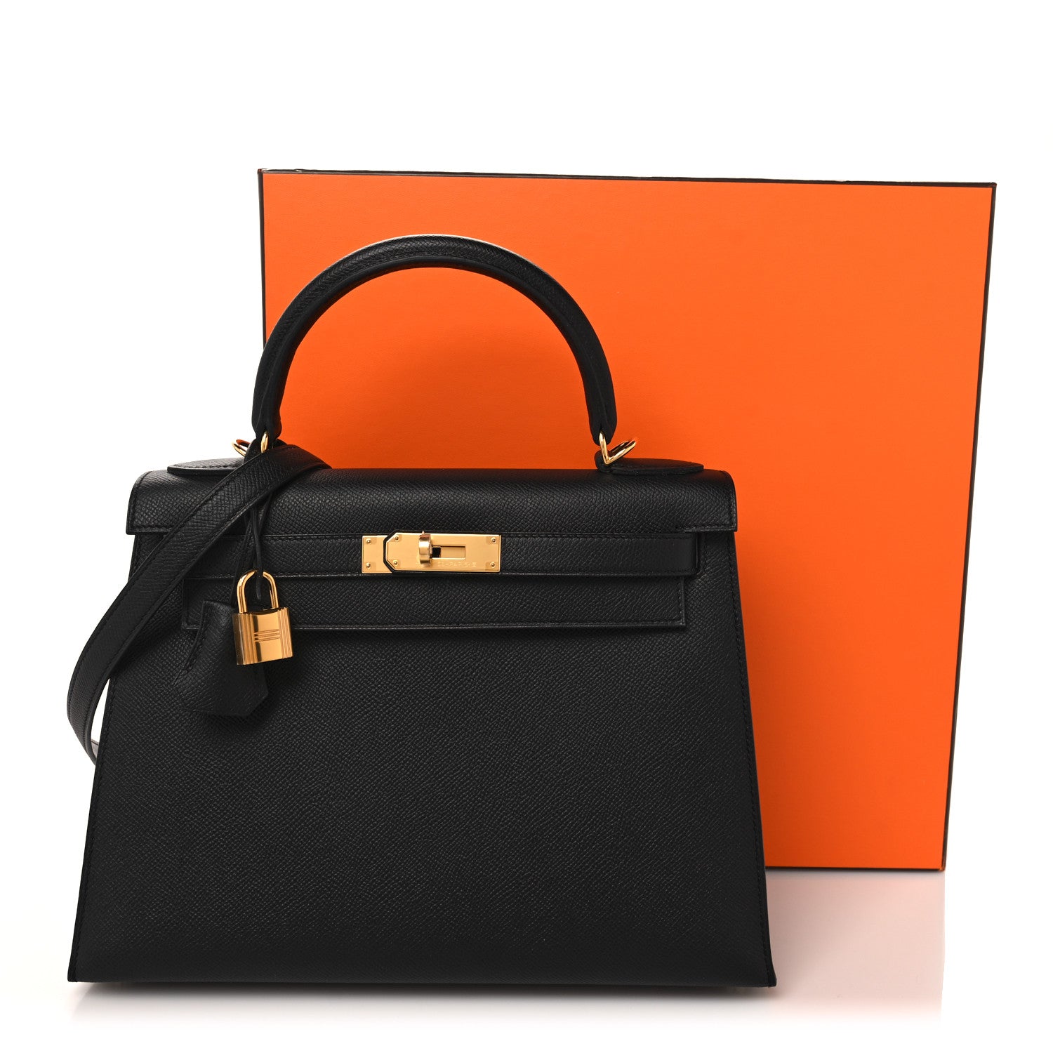 Hermes Epsom Kelly Sellier 28 Black 11 of 11