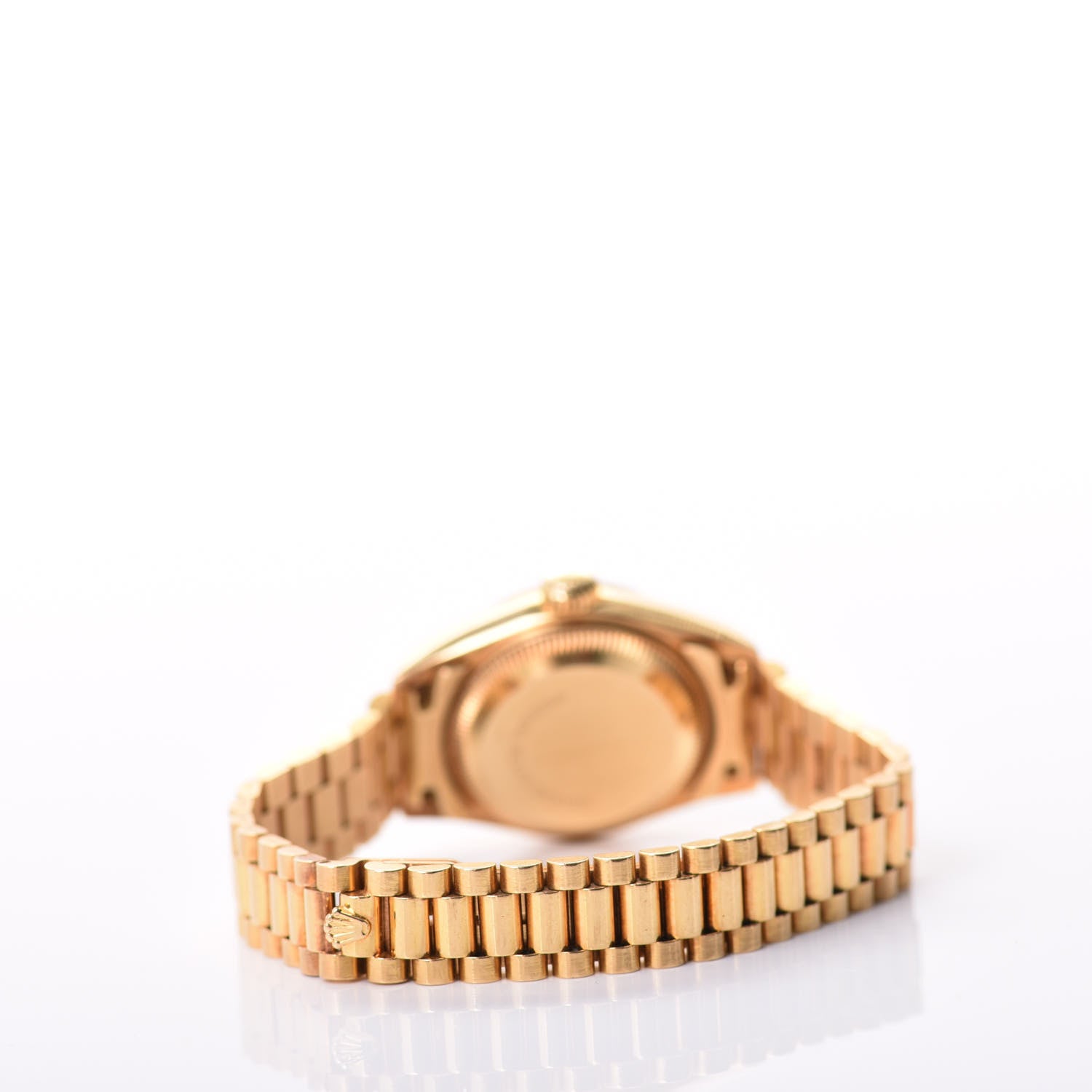 Rolex 18K Yellow Gold 26mm Oyster Perpetual Datejust President Watch Champagne 69178 3 of 7