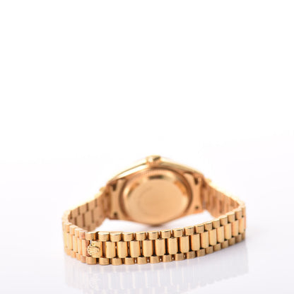 Rolex 18K Yellow Gold 26mm Oyster Perpetual Datejust President Watch Champagne 69178 3 of 7