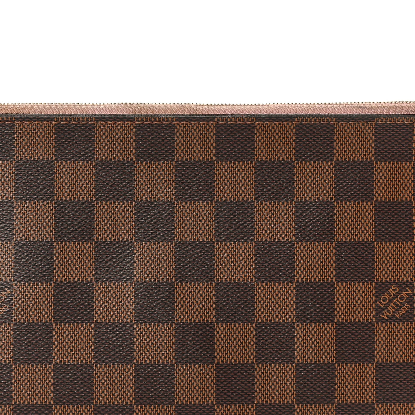 Damier Ebene Neverfull MM GM Pochette Rose Ballerine