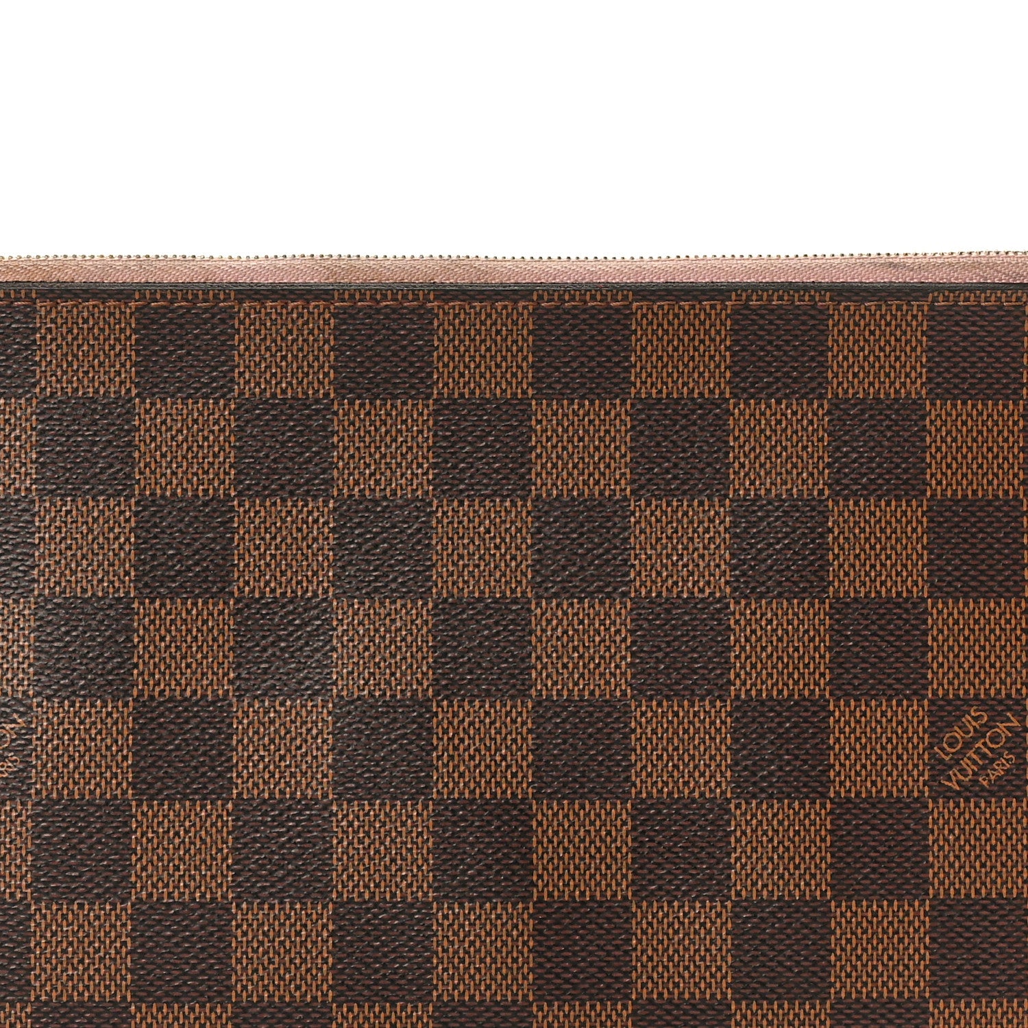 Louis Vuitton Damier Ebene Neverfull MM GM Pochette Rose Ballerine 7 of 9