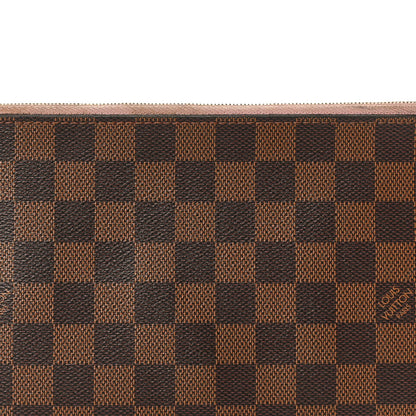 Louis Vuitton Damier Ebene Neverfull MM GM Pochette Rose Ballerine 7 of 9