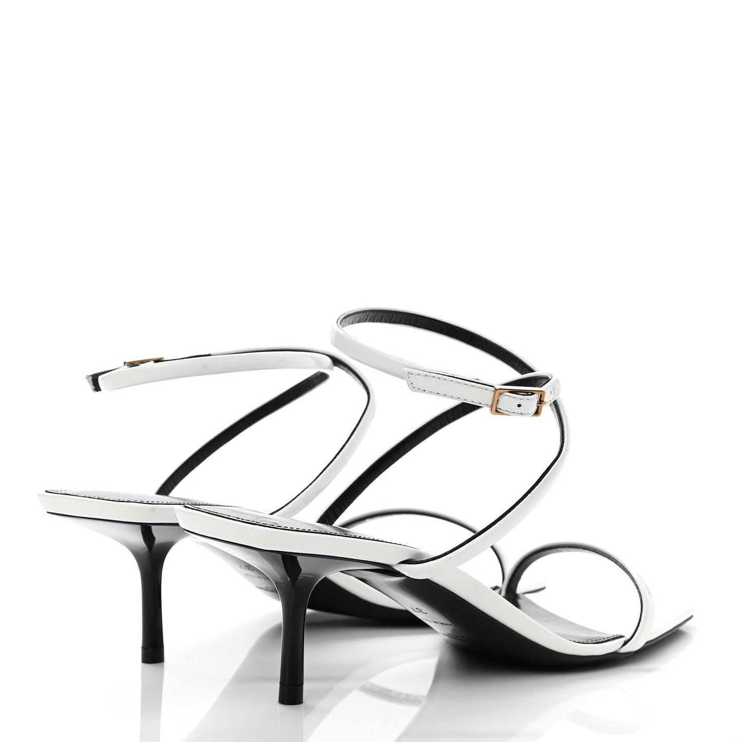 Calfskin Patent Nuit 55 Sandals 37 Bright White