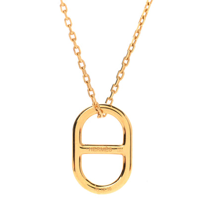 Hermes Swift O'Maillon Pendant Necklace Black 5 of 5