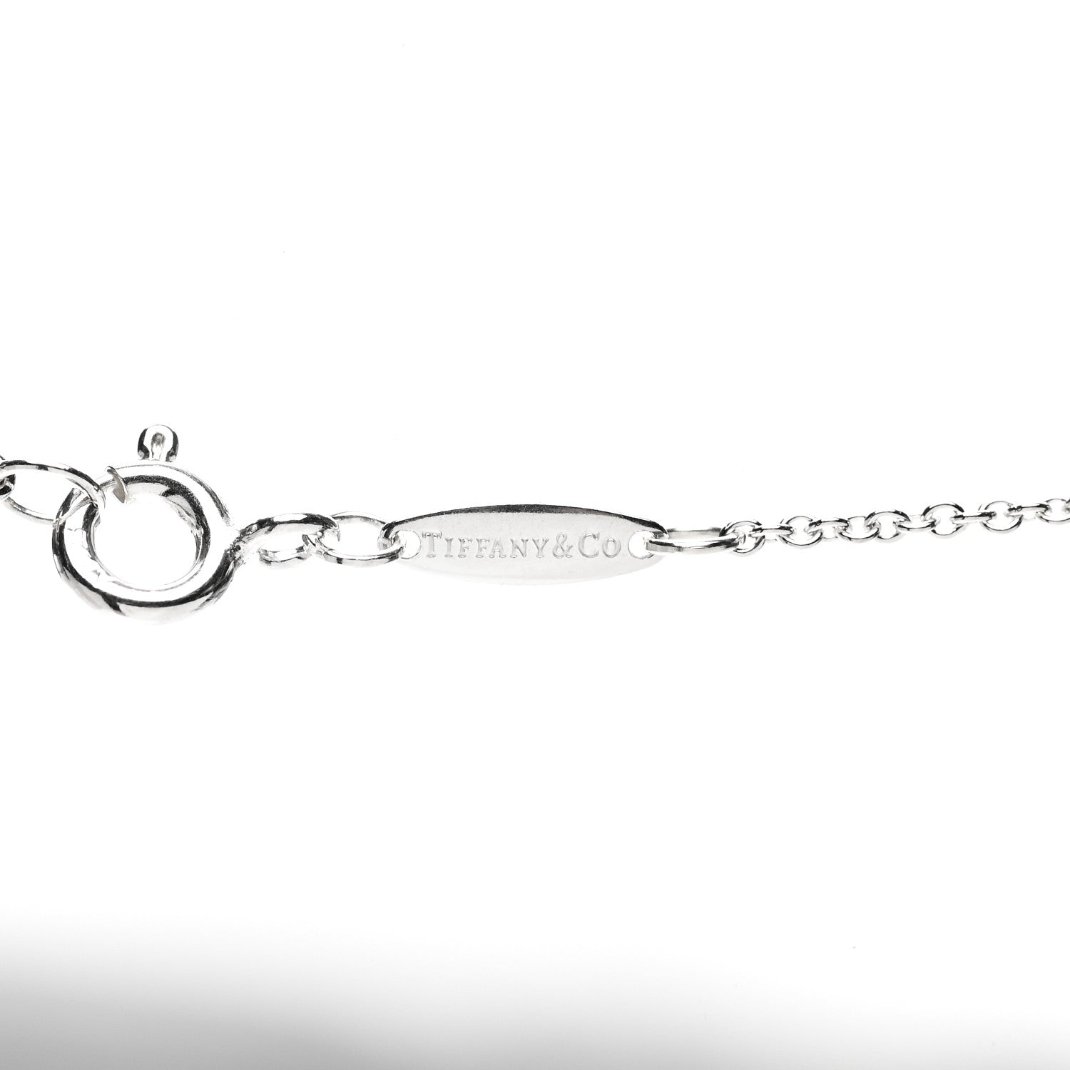 Tiffany Sterling Silver Elsa Peretti Letter J Pendant Necklace 4 of 7