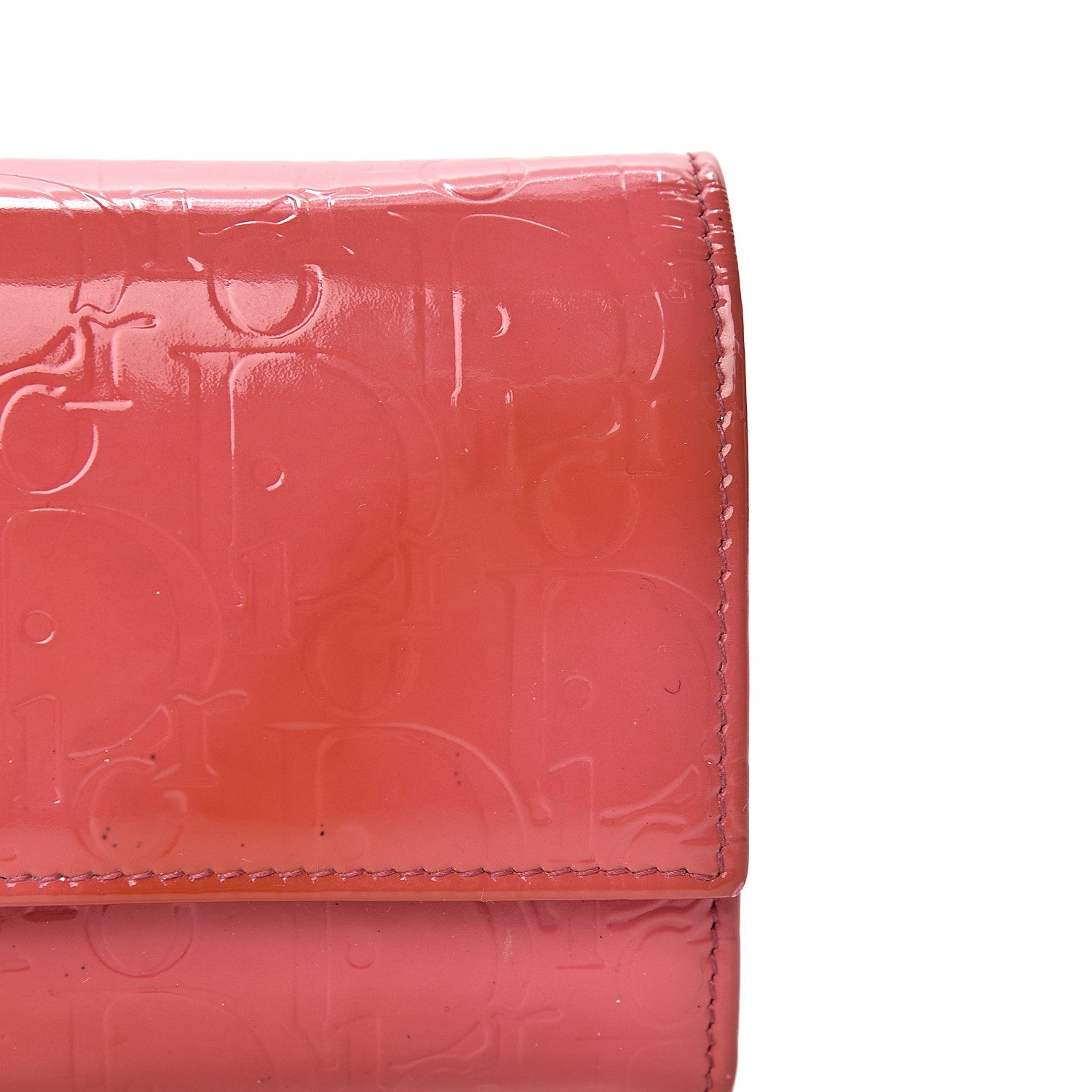Christian Dior Patent Ultimate Chain Wallet Fushia 12 of 17
