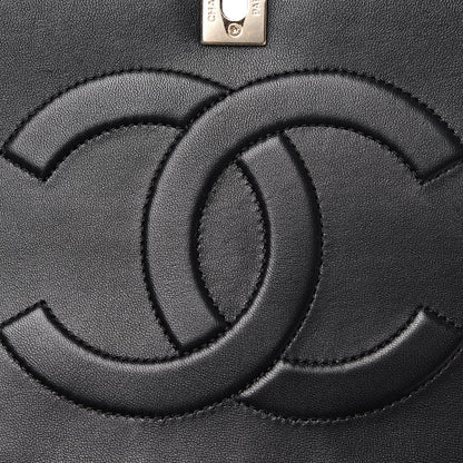 Chanel Lambskin Chevron Quilted Flap Black 9 of 13
