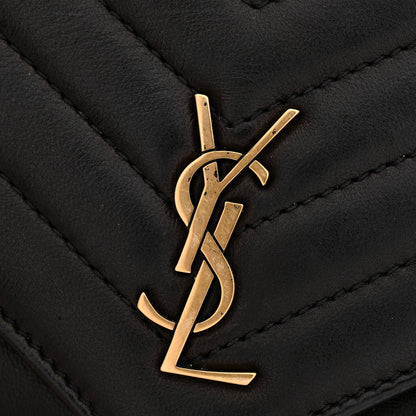 Saint Laurent Lambskin Quilted Double Flap Bag Black 12 of 13