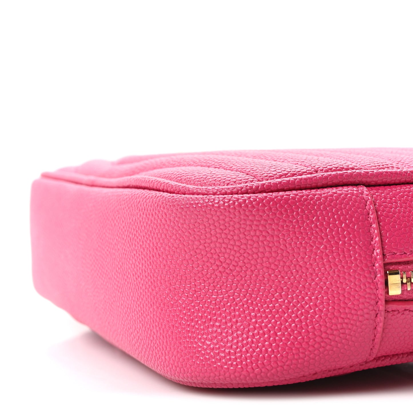 Grain De Poudre Matelasse Monogram Mini Lou Camera Bag Fuchsia